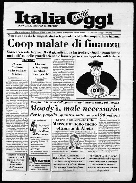 Italia oggi : quotidiano di economia finanza e politica